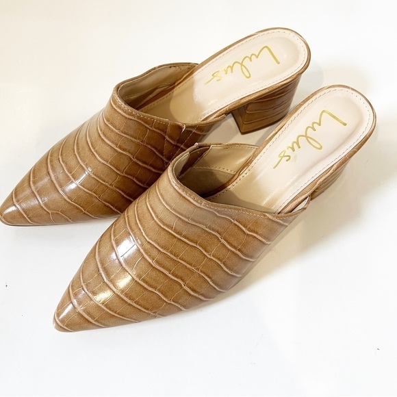 Lulus Camel Pointed Heeled Mules - Picture 6 of 10